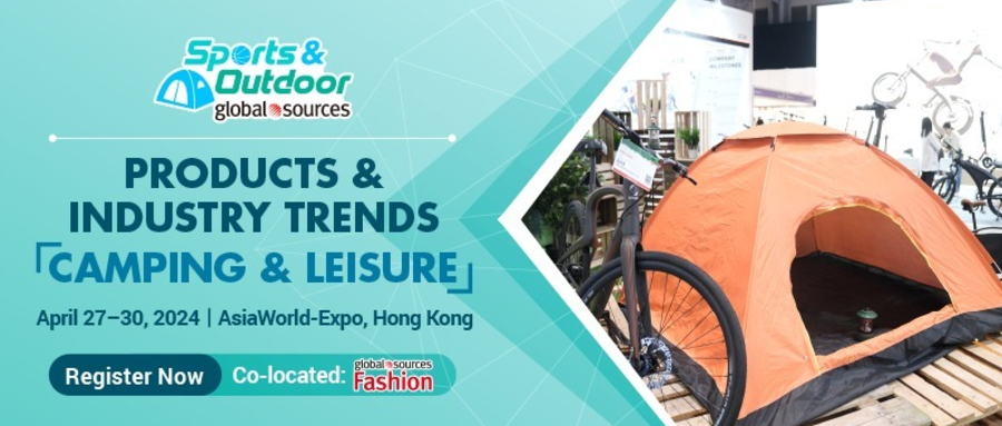 Step into the blue ocean of outdoor business, more oppotunites all in Global Sources Outdoor show!
